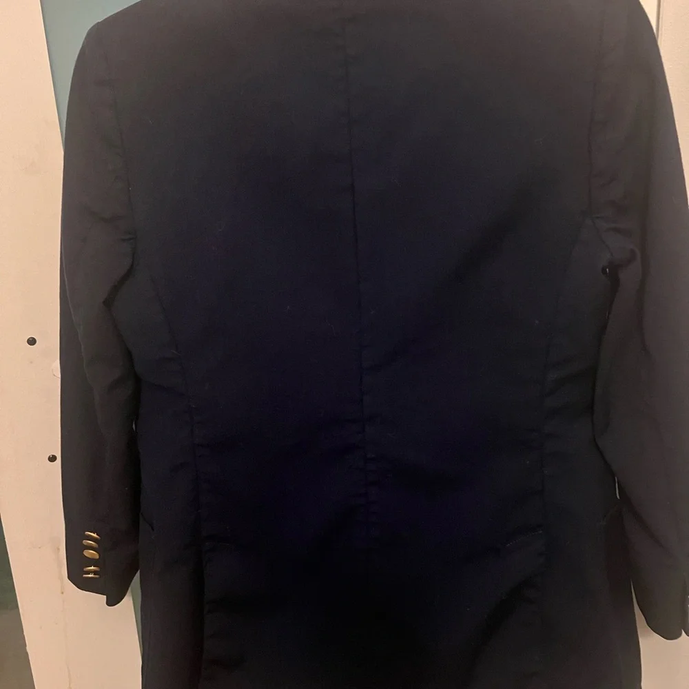 Gucci Uniform Blazer Navy Blazer with Burgundy Lining